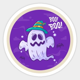 Halloween - Ghost - New Year - Boo Boo Sticker